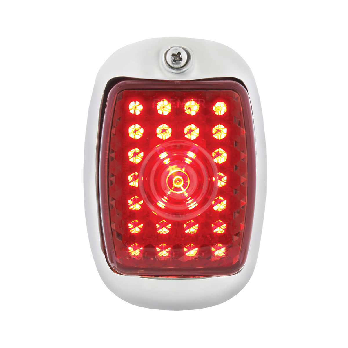 27 LED Tail Light Assembly With SS Housing For 1937-38 Chevy Passenger Car - R/H