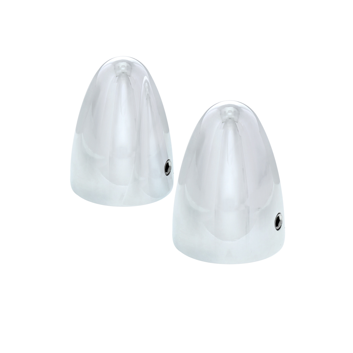 Chrome Wiper Shaft Bullets For 5/8" Dia Shafts (Pair)