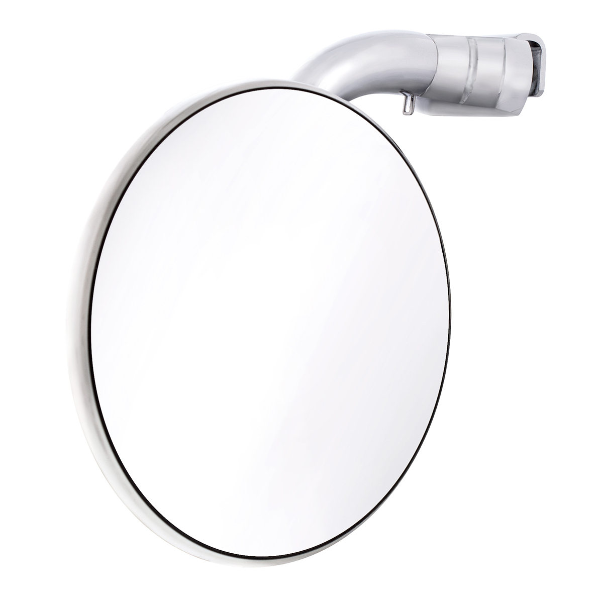4" Curved Arm Peep Mirror With Convex Mirror Glass