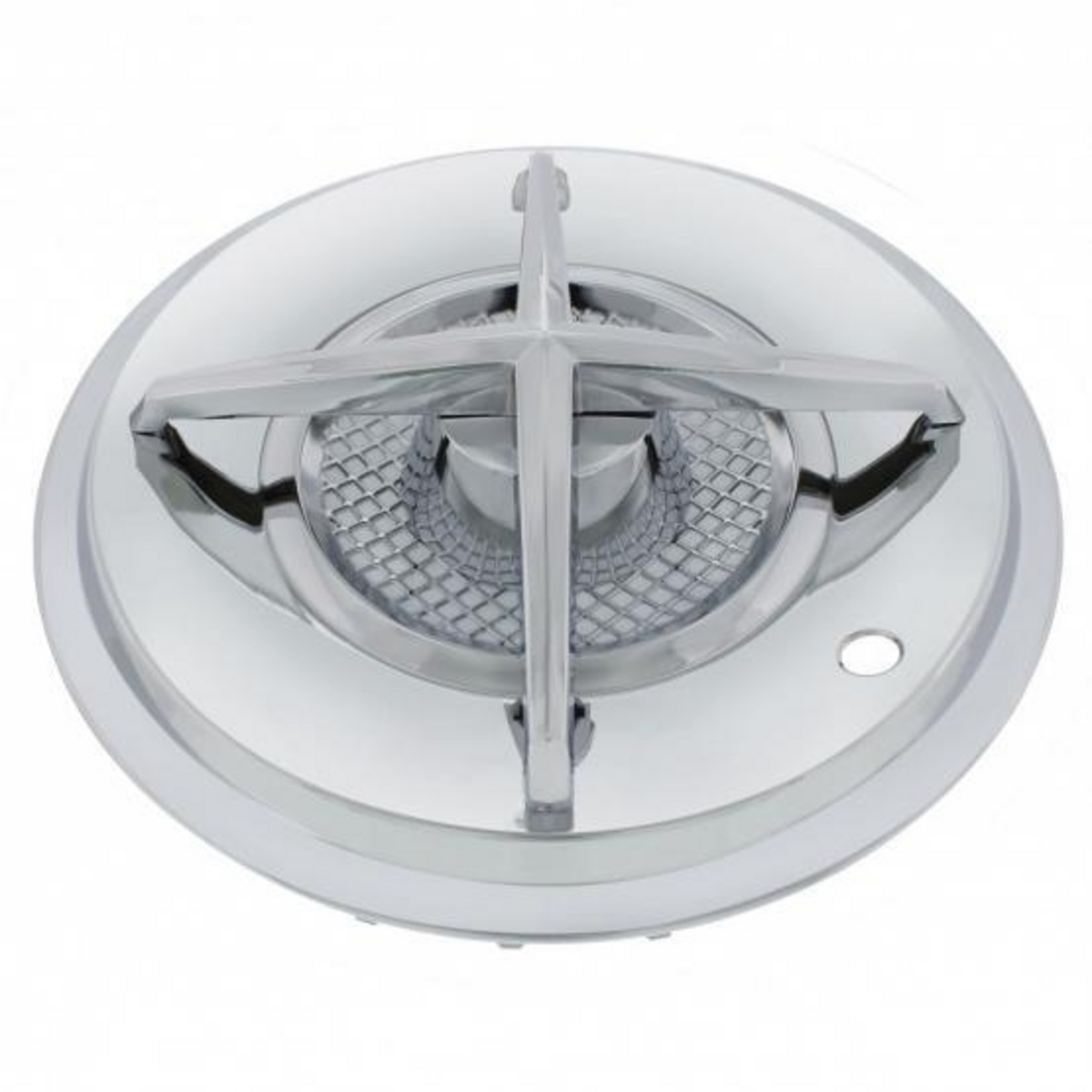 14" Chrome Cross Bar Hubcap (4/Set)