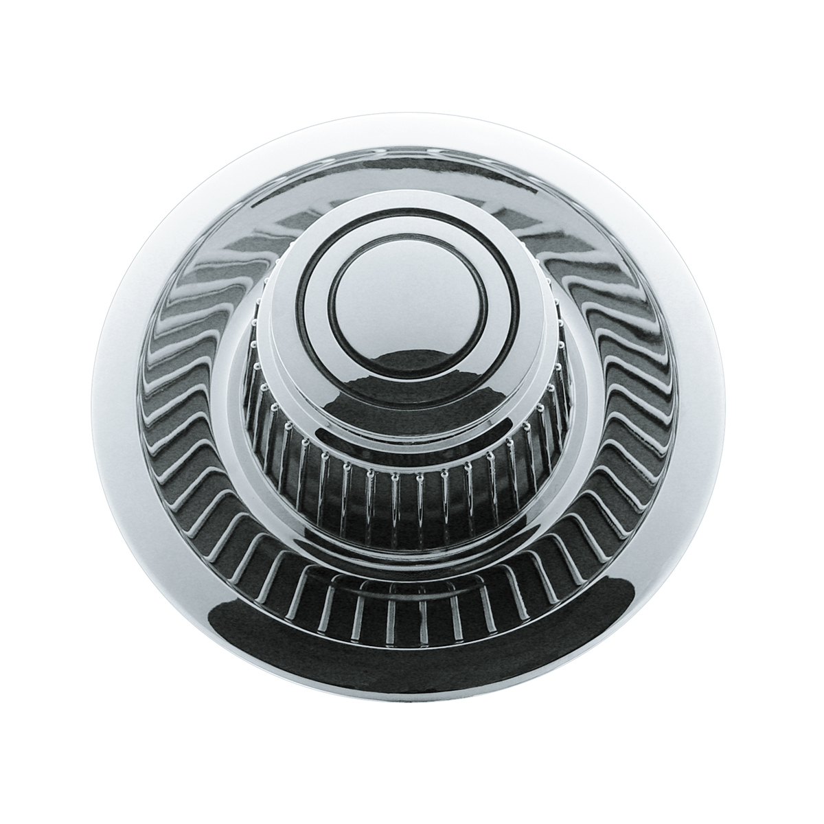 Chrome Plastic Rallye Hubcap For 1968-70 Chevy Camaro (4/Set)