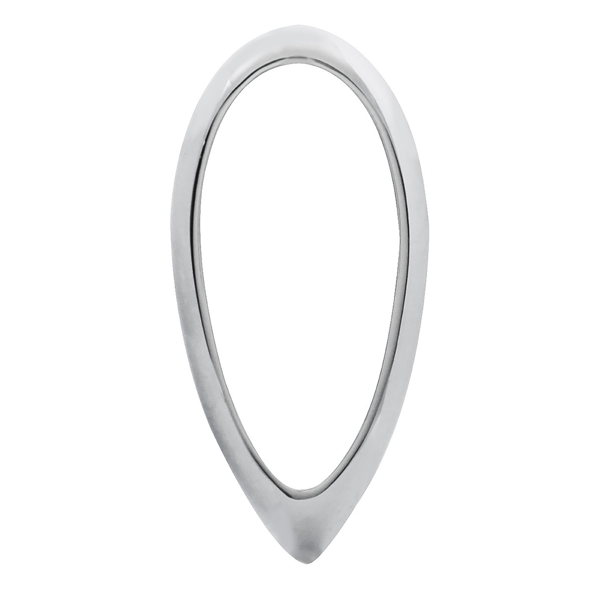 Chrome Die-Cast Flush Mount Bezel For 1938-39 Ford Passenger Car