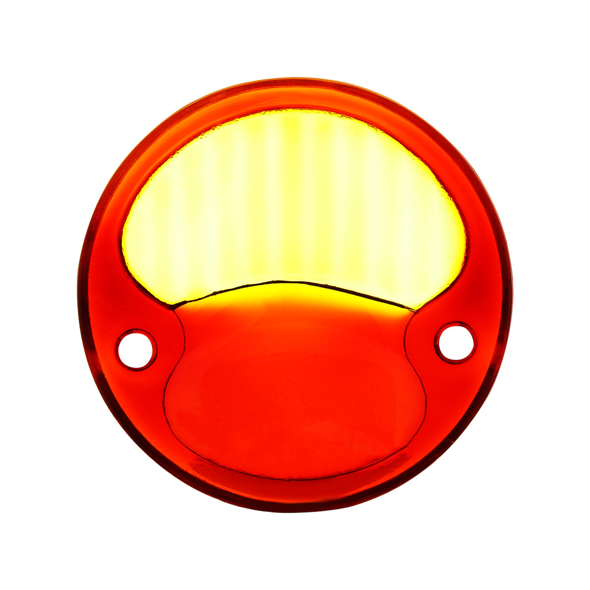Glass Red & Amber Tail Light Lens For 1928-31 Ford Model A
