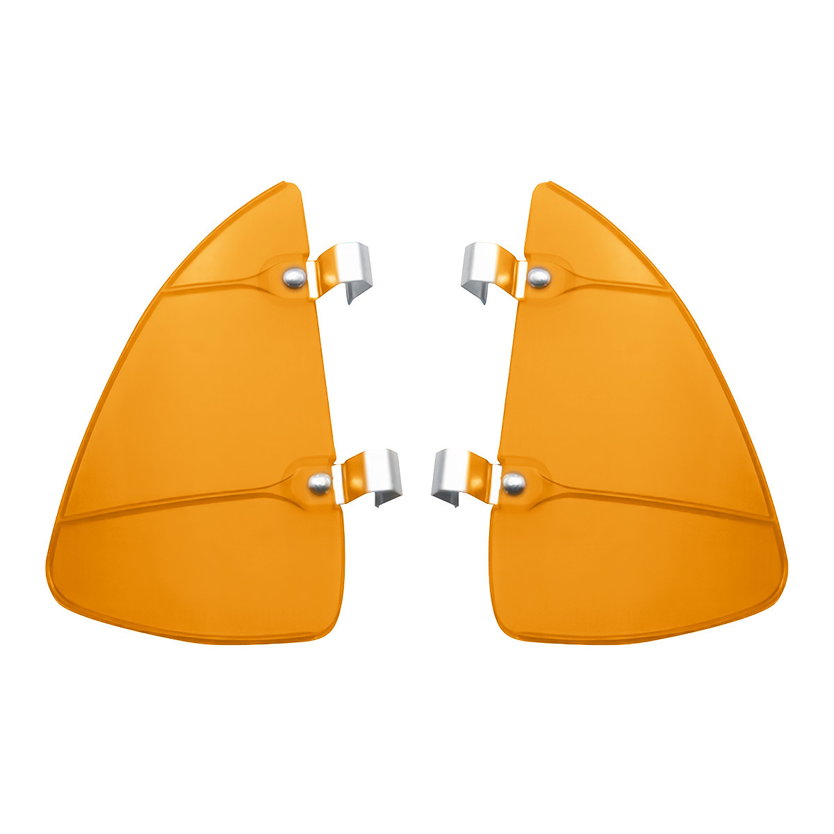 Plastic Wind Vent Window Breezies, Amber (Pair)