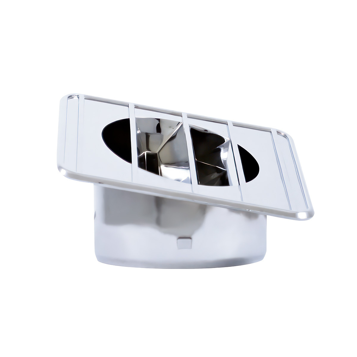 Chrome Defrost Duct For 1967-72 Chevy & GMC Truck - L/H