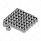 3/4" X 15/16" Chrome Die-Cast Acorn Nut Cover (50 pcs/Box)