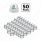 7/16" X 5/8" Chrome Die-Cast Acorn Nut Cover (50 pcs/Bag)