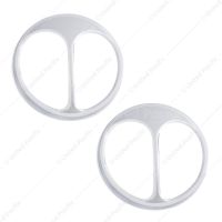 Chrome Cat's Eye Headlight Cover For 7" Headlight (Pair)