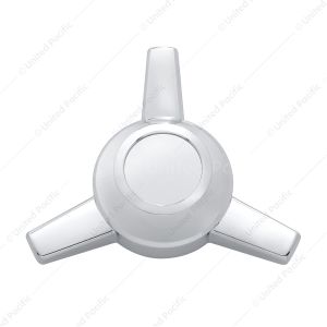 Chrome Metal Die-Cast 3 Straight Bar Spinner Only