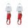 LED Bullet License Plate Fastener - White (2-Pack)