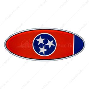 Chrome Die Cast Tennessee Flag Emblem