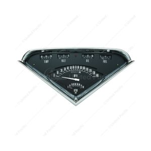 Tach Force Gauge Package, Black For 1955-59 Chevy Truck