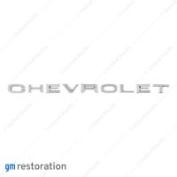 Chrome "CHEVROLET" Hood Letter Emblem Set For 1967-68 Chevy & GMC Truck
