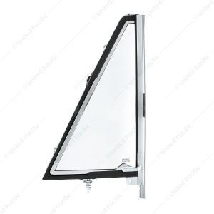 Vent Window Assembly Chrome Frame Without Tinted Glass For 1966-77 Ford Bronco - R/H