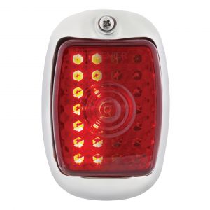 27 LED Sequential Tail Light Assembly With Black Housing For 1940-53 Chevy & GMC Truck