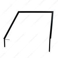 Black Door Window Frame For 1966-77 Ford Bronco - L/H