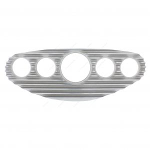 Finned Style Aluminum 5-Gauge Dash Panel