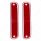 Side Marker Light With Stainless Steel Trim For 1973-80 Chevy Truck, Red Lens (Box of 2)