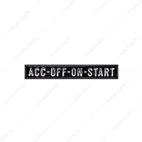 ACC-OFF-ON-START Ignition Plate for 1967-72 Chevy & GMC Truck