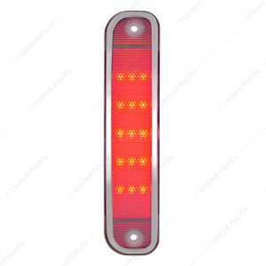 15 Red LED Side Marker With Stainless Steel Trim For 1973-80 Chevy & GMC Truck