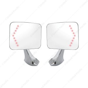 Exterior Mirror Bundle With LED Turn Signal for 1970-1972 Chevy & GMC Truck (Pair)