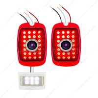LED Tail Light Set With LED Blue Dot For Chevy & GMC Truck (1940-1953) & Car (1937-1938) (Pair)