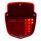 38 LED Sequential Tail Light Assembly With 12 LED LP Light & SS Housing For 1953-56 Ford Truck - L/H