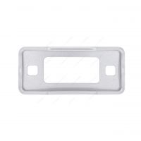 Clear Anodized Billet Aluminum Side Marker Bezel With Raised Side Protection For 1970-77 Ford Bronco
