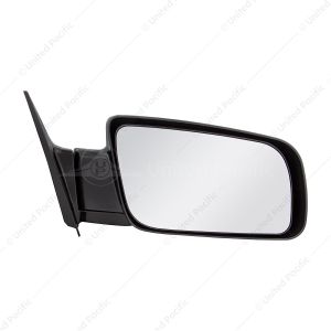 Black Door Mirror For 1988-2000 Chevy & GMC Truck (Manual, Foldable)