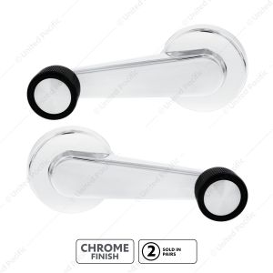 Chrome Window Crank Handle For 1981-1986 Chevrolet & GMC Truck(Pair )