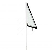 Chrome With Clear Glass Vent Window Assembly For 1967-72 Chevy & GMC Truck - L/H