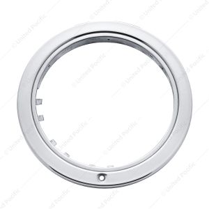 Stainless "Bullet" Headlight Bezel Without Turn Signal Cutout