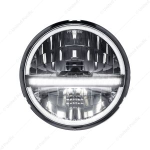 ULTRALIT - 20 High Power LED 5-3/4" Headlight With LED DRL/Position Light - Black