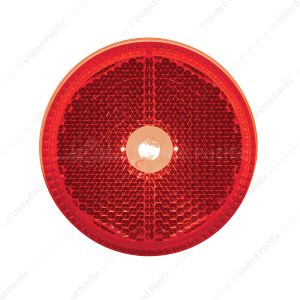 2.5" Round Reflectorized Light (Clearance/Marker) - Red Lens