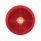 2.5" Round Reflectorized Light (Clearance/Marker) - Red Lens