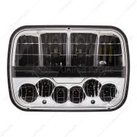 ULTRALIT - High Power LED 5" X 7" Headlight With Polycarbonate Lens & Housing