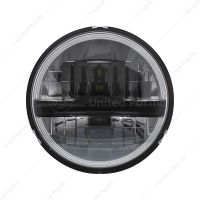 ULTRALIT - 8 High Power LED 5-3/4" Headlight - Black