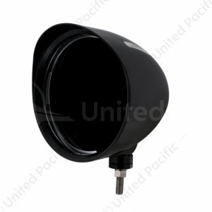 Black "BILLET" Style Groove Headlight Housing With Visor