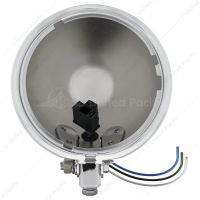 Chrome 5-3/4" Motorcycle Headlight Housing Only - Bottom Mount