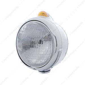 Chrome Guide 682-C Headlight H6024 & Dual Mode LED Signal