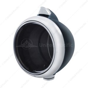 Black Guide 682-C Headlight No Bulb With Original Style LED Signal