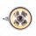 Chrome Guide 682-C Style Headlight Assembly W/LED Headlight & Dual Color Position Light - L/H (Horiz