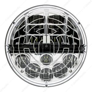 ULTRALIT - Heated 7" LED Headlight With Polycarbonate Lens & Housing