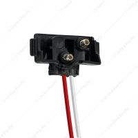 2 Wire Pigtail With 2 Prong Right Angle Plug - 12" Lead (Retail)
