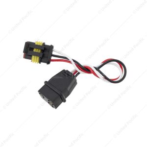 3-Way Molded Female Bullet Plug To 3-Way TE AMP Style 1.5mm Plug Adapter