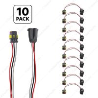 3-Way Molded Female Bullet Plug To 3-Way TE AMP Style 1.5mm Plug adapter (10 Pcs)