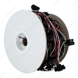 100 Count 3-Prong Male Right Angle Bullet Plugs Wire Harness Roll - 12" Lead Between Plugs