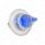 4 LED Dual Function 3/4" Mini Spike Light With SS Bezel (Auxiliary/Utility) - Blue LED/Clear Lens