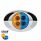 4 LED Double Fury Light (Clearance/Marker)-Amber & Blue LED/Clear Lens