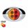 4 LED Double Fury Light (Clearance/Marker)-Amber & Red/Clear Lens